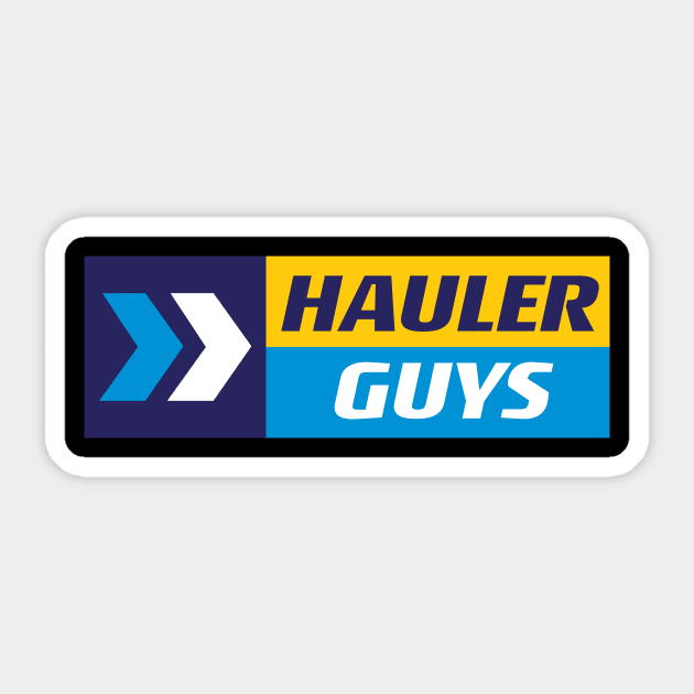 Hauler Guys Horizontal front and back design Sticker by Speed & Sport Adventures